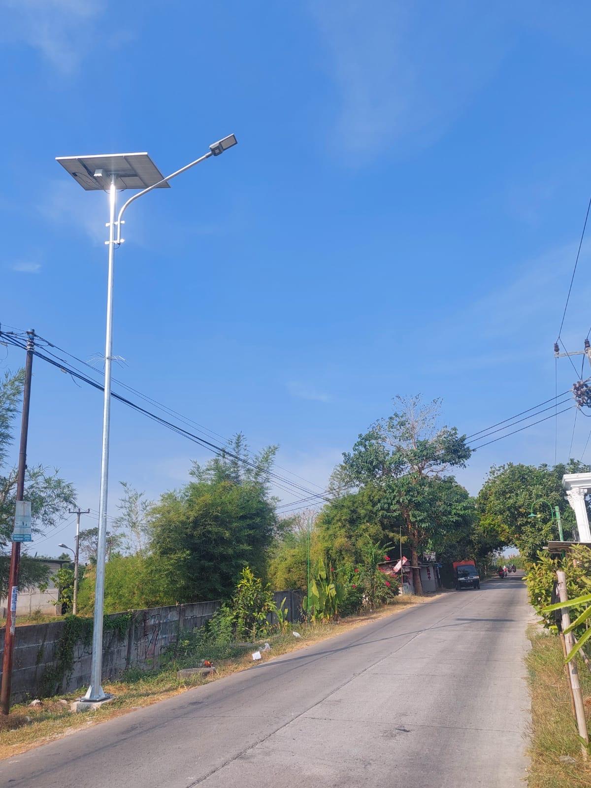 Contoh PJU Terpasang